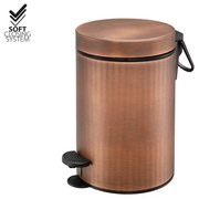 Χαρτοδοχείο 3lt Soft Closιng System Old Copper Mat Sanco Waste Bins 90689-M26