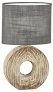 Επιτραπέζιο Φωτιστικό Ξύλο Hanke 50629 Fischer Honsel-50629-Γκρι 50629