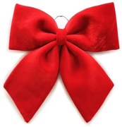 Φιόγκος Κόκκινο Βελούδο 22x30cm 06510770 ArteLibre-6510770-Κόκκινο 06510770