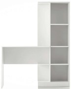 Γραφείο Lavinia 125GLN1107 128x45x157cm White