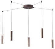 Φωτιστικό Οροφής Led-Candle-PL5 4000K 1900lm Bronze Luce Ambiente Design Αλουμίνιο