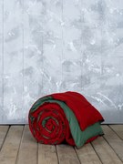 ΥΠΕΡΔΙΠΛΟ ΠΑΠΛΩΜΑ 220x240cm NIMA - ABALONE RED/GREEN