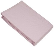 Κουβέρτα Πικέ Le Blanc Sanforized Cotton 100% Pink Μονή 170x245