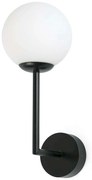 Φωτιστικό Τοίχου Gala 63506 Φ11,5x15x32cm 1xG9 6W Black-White Faro Barcelona