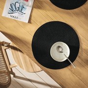 Σουπλά Ifeya 239 38cm Black Gofis Home Πολυέστερ