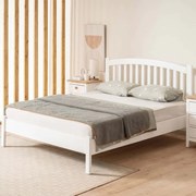 Κρεβάτι Nil Modern Country (Για Στρώμα 120x200cm) 524ADS1511 120x200x98cm White Ημίδιπλο