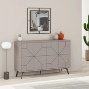 Μπουφές Dune Megapap χρώμα ανοιχτή μόκα 123x35x77,4εκ.