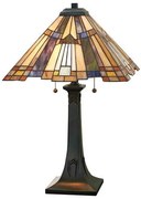 Επιτραπέζιο Φωτιστικό 2xE27 Μπρονζέ  Tiffany  Inglenook QZ-INGLENOOK-TL Elstead Lighting-QZ-INGLENOOK-TL-Μπρονζέ QZ-INGLENOOK-TL