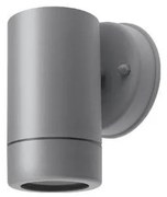 Απλίκα Τοίχου Κύλινδρος GU10 9W Πλαστικό IP44 Φ6 Up or Down ΦOS_ME-21-0214-10-Γκρι 21-0214-10