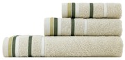 Πετσέτες Μπάνιου (Σετ 3τμχ) Nima Embrace Beige 450gsm