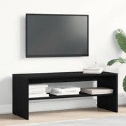 ντουλάπι τηλεόρασης Μαύρη δρυς 100x40x40 cm Κατασκευασμένο ξύλο - Μαύρο