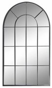 Τοίχο καθρέφτη DKD Home Decor Μαύρο Κρυστάλλινο Σίδερο Καθρέφτης Παράθυρο 70 x 2,5 x 120 cm 70 x 1,8 x 120 cm