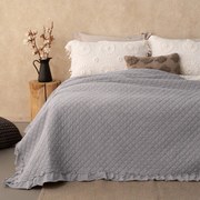 Κουβερλί King Size (260x240) Palamaiki Jocelyn Χακί