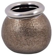 Βάζο Κεραμικό 0024-82-049 15,5cm Silver Ceramic