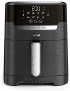 Tefal Easy Fry &amp; Grill Digit EY505 Φριτέζα Αέρος με Αποσπώμενο Κάδο 4.2lt Μαύρη