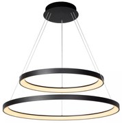 Φωτιστικό Κρεμαστό Lucide 46403-92-30 VIDAL Μαύρο Ματ (Black Mat)|Λευκό (White) 2700 K