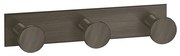 Άγκιστρο Τριπλό Dark Bronze Mat W13xD3,5xH3,5cm Sanco Bath Robe Hook 0683-DM25