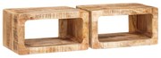 vidaXL Κομοδίνα 45 x 30 x 24 εκ. Μασίφ ξύλο μάνγκο