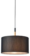 Φωτιστικό Κρεμαστο Aca OD650840PBK YASMINE Μαύρο Ματ (Black Mat)