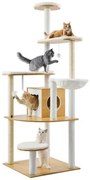 VEVOR Large Cat Tree Tall Cat Tower Multi-level Condo Play House for Indoor Cat