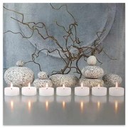 Πίνακας σε καμβά Meditation&quot; Megapap ψηφιακής εκτύπωσης 60x60x3εκ.&quot;
