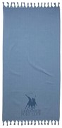 Πετσέτα Θαλάσσης - Παρεό 3795 Blue Greenwich Polo Club Θαλάσσης 90x170cm 100% Cotton