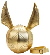 Τσαντάκι Χιαστί Harry Potter -  Golden Snitch HPTB0199 18x18x18cm Gold Loungefly