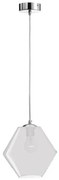 Κρεμαστό Φωτιστικό Οροφής Φ23cm E27 60W Γυαλί Luma Lighting-114-01022-04-transparent-Διάφανο 114-01022-04-transparent