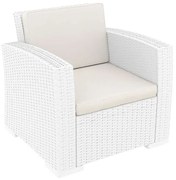 MONACO WHITE ΠΟΛΥΘΡΟΝΑ ΜΕ ΜΑΞ. ΠΟΛ/ΝΙΟΥ 82Χ79Χ79εκ. SIESTA 82Χ79Χ79εκ.