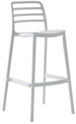 Σκαμπό Bar Snod HM6099.01 37,2x50x101,5cm White