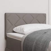 vidaXL Υφασμάτινο Κεφαλάρι Γεωμετρικό με κεφαλάρι Taupe 80 cm ύφασμα