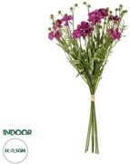 Artificial Garden PURPLE CHRYSANTHEMUM BOUQUET 21329 Τεχνητό Διακοσμητικό Μπουκέτο Μωβ Χρυσάνθεμο Y50cm Globostar-21329-Μωβ 21329