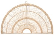 Διακοσμητικό τοίχου Padma  pe rattan σε φυσική απόχρωση 60.7x1.5x35.5εκ