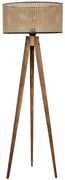 Φωτιστικό Δαπέδου Tripod 534LUN3290 Φ45x153cm E27 60W Brown-Beige Opviq