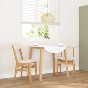 Καρέκλες τραπεζαρίας με μαξιλάρια 2 τεμάχια από μασίφ ξύλο