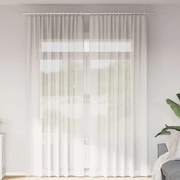 vidaXL Κουρτίνες Voile με βρόχους 2 τεμάχια Λευκό 140x260 cm