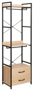 ΝΤΟΥΛΑΠΑ XENIA 3 SONOMA ΜΑΥΡΟ 60x40x200
