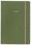 Next ημερολόγιο 2025 nomad ημερήσιο flexi πράσινο με λάστιχο 12x17εκ. τμχ.