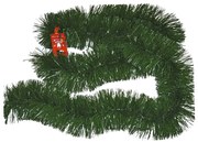 XMASfest Διακοσμητική Γιρλάντα 2Τμχ Tinsel Φ9xY200cm Πράσινο 93-549