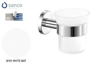 Ποτηροθήκη Επιτοίχια Sanco Ergon White Matt 25901-M101