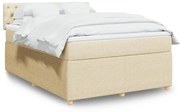 ΚΡΕΒΑΤΙ BOXSPRING ΜΕ ΣΤΡΩΜΑ ΚΡΕΜ 160X200 ΕΚ. ΥΦΑΣΜΑΤΙΝΟ 3289819