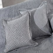 Μαξιλαροθήκη Διακοσμητική Central Silver Guy Laroche 50Χ50 Ακρυλικό,Βαμβάκι, Polyester