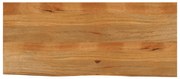 vidaXL Επιφάνεια Τραπεζιού 140x60x3,8 εκ. Live Edge Μασίφ Ξύλο Μάνγκο