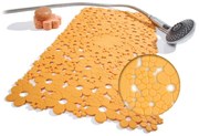 Πατάκι Αντιολισθητικό Fiore 00087.004 Orange 34Χ74 34x74cm PVC