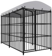 vidaXL Κλουβί Σκύλου Εξωτερικού Χώρου 300x150x210 εκ. με Στέγαστρο