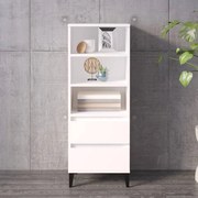 Ντουλάπι Λευκό 40 x 36 x 110 εκ. από Επεξεργασμένο Ξύλο 821244