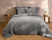 Σετ Υπέρδιπλη Παπλωματοθήκη & 2 Μαξιλαροθήκες Helena Douceur d'intérieur από πολυεστέρα, με διαστάσεις 220x240cm - Anthracite