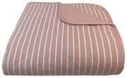 Κουβερλί Stripe 8453 Dusty Rose Astron Υπέρδιπλο 220x240cm 100% Βαμβάκι