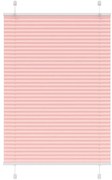vidaXL Πλισέ περσίδα ροζ 90x150 cm Πλάτος υφάσματος 89,4 cm