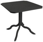 Τραπέζι Icon  PP σε ανθρακί απόχρωση 80x80x74.5εκ 80x80x74.5 εκ.
